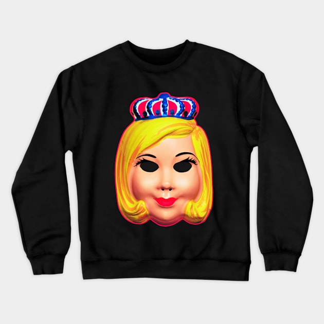 Queen Mask Crewneck Sweatshirt by TJWDraws